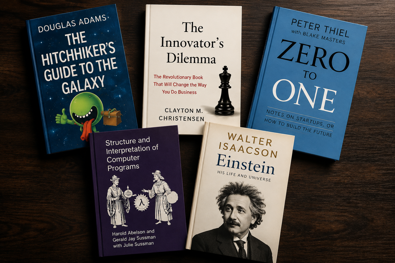 5 books that shaped the minds of Elon Musk, Bill Gates, Steve Jobs, Jensen Huang, and Demis Hassabis